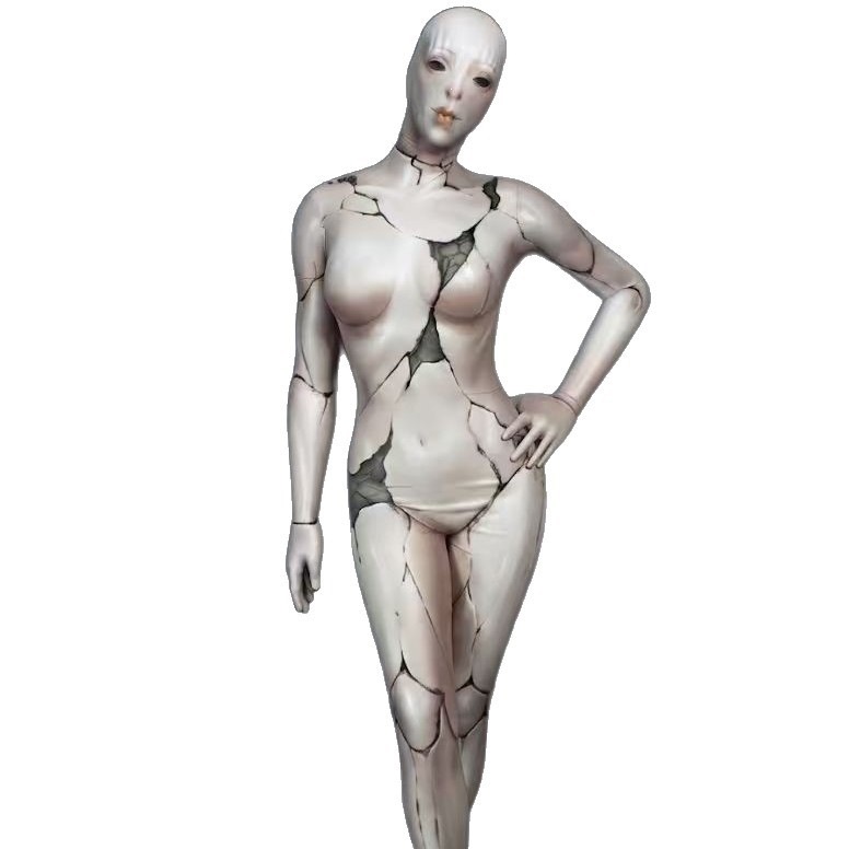 Fantasia Zentai Multi Estilo p - Monstera Adansonii avaliação e preço